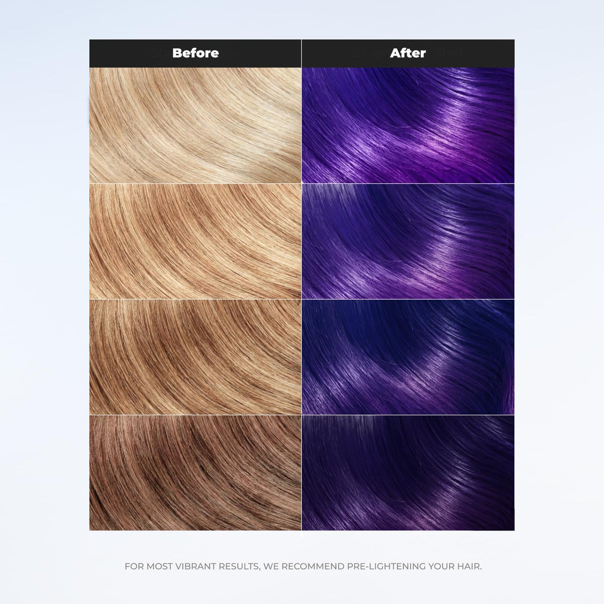 XMONDO Color Blue + Purple Shade Shift Mask texture close-up
