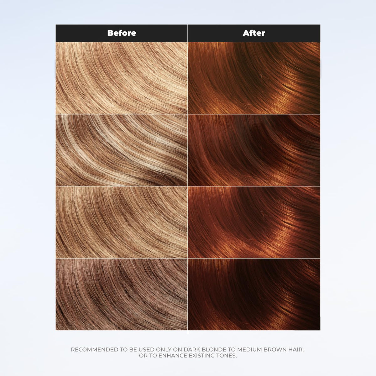XMONDO Color Depositing Mask Copper application on hair