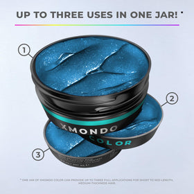 XMONDO Color Mask packaging with turquoise colour