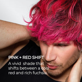 XMONDO Color Pink Red Shade Shift Mask 8 Fl Oz side view