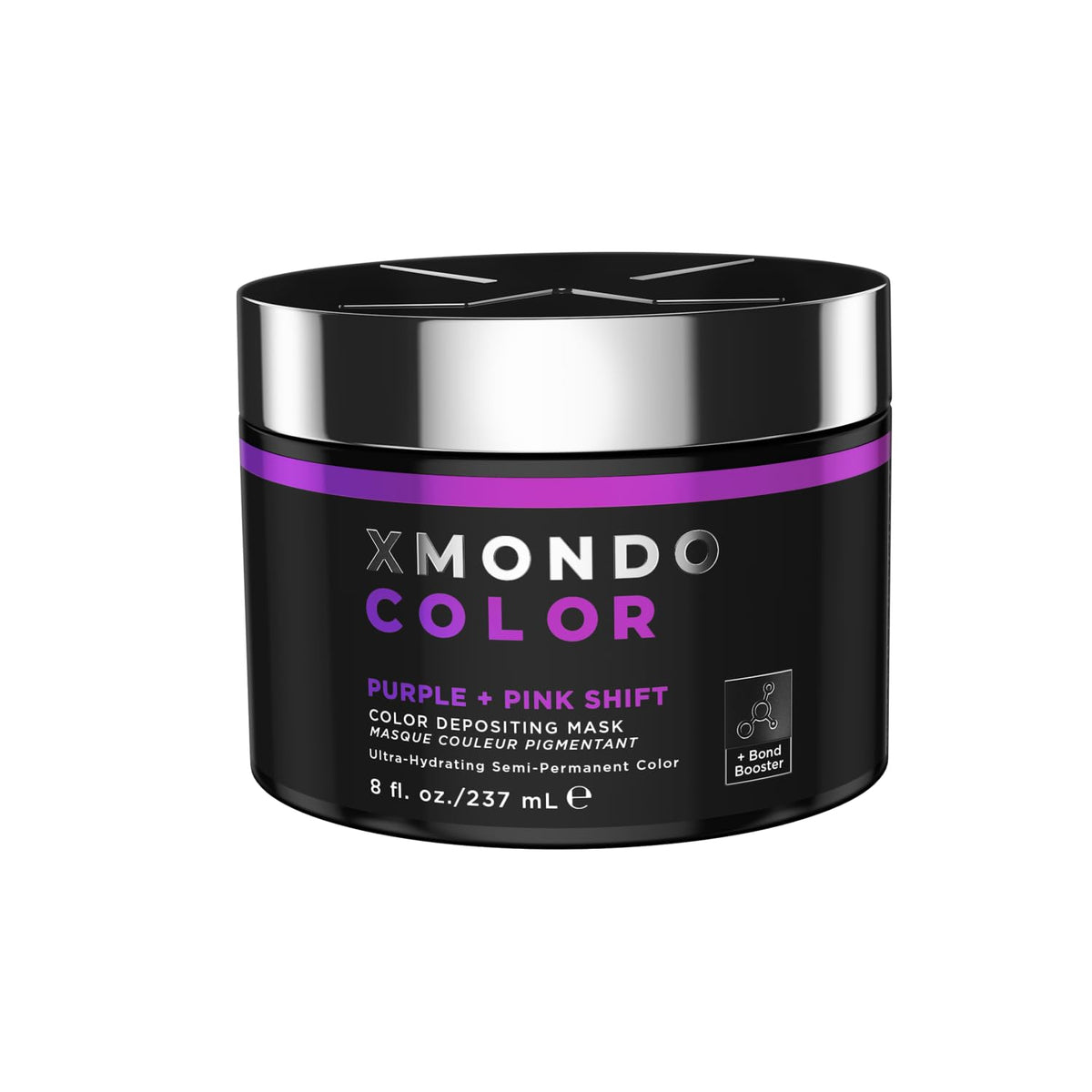 XMONDO Color Purple Pink Shade Shift Depositing Mask front view