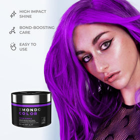 XMONDO Color Super Purple Mask in use