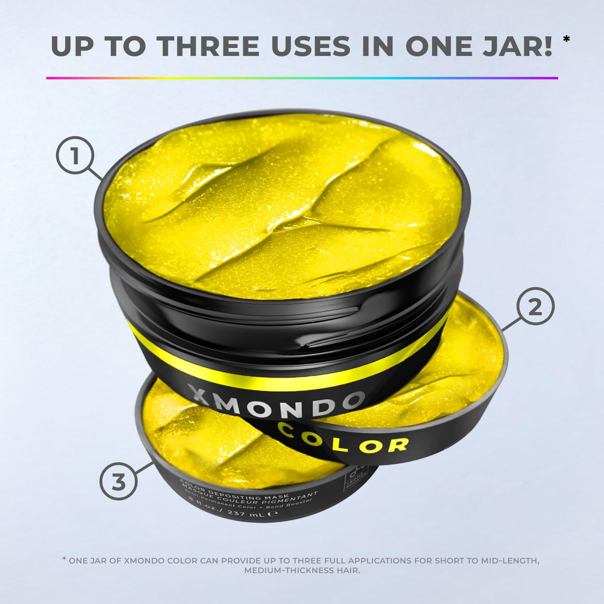 XMONDO Super Yellow Mask packaging back view