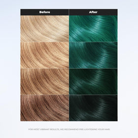 XMONDO Turquoise Mask application on hair