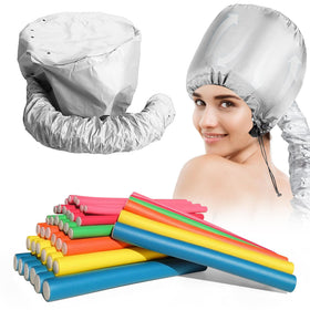 xnicx 42Pcs Heatless Flexi Rods set with various sizes