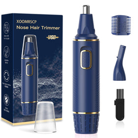XOOMRSCP Nose Hair Trimmer front view in blue