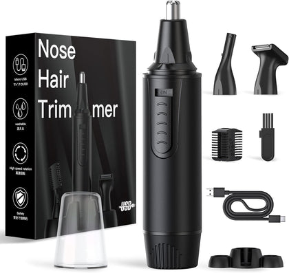 XOOMRSCP Nose Hair Trimmer front view in ink black