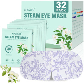 XPCARE Steam Eye Mask 32 Pack Jasmine scent front view
