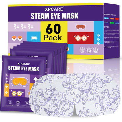 XPCARE Steam Eye Mask front view with lavender scent