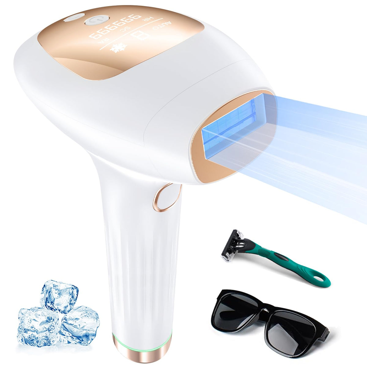 XSOUL Hair Removal Device front view with cooling feature
