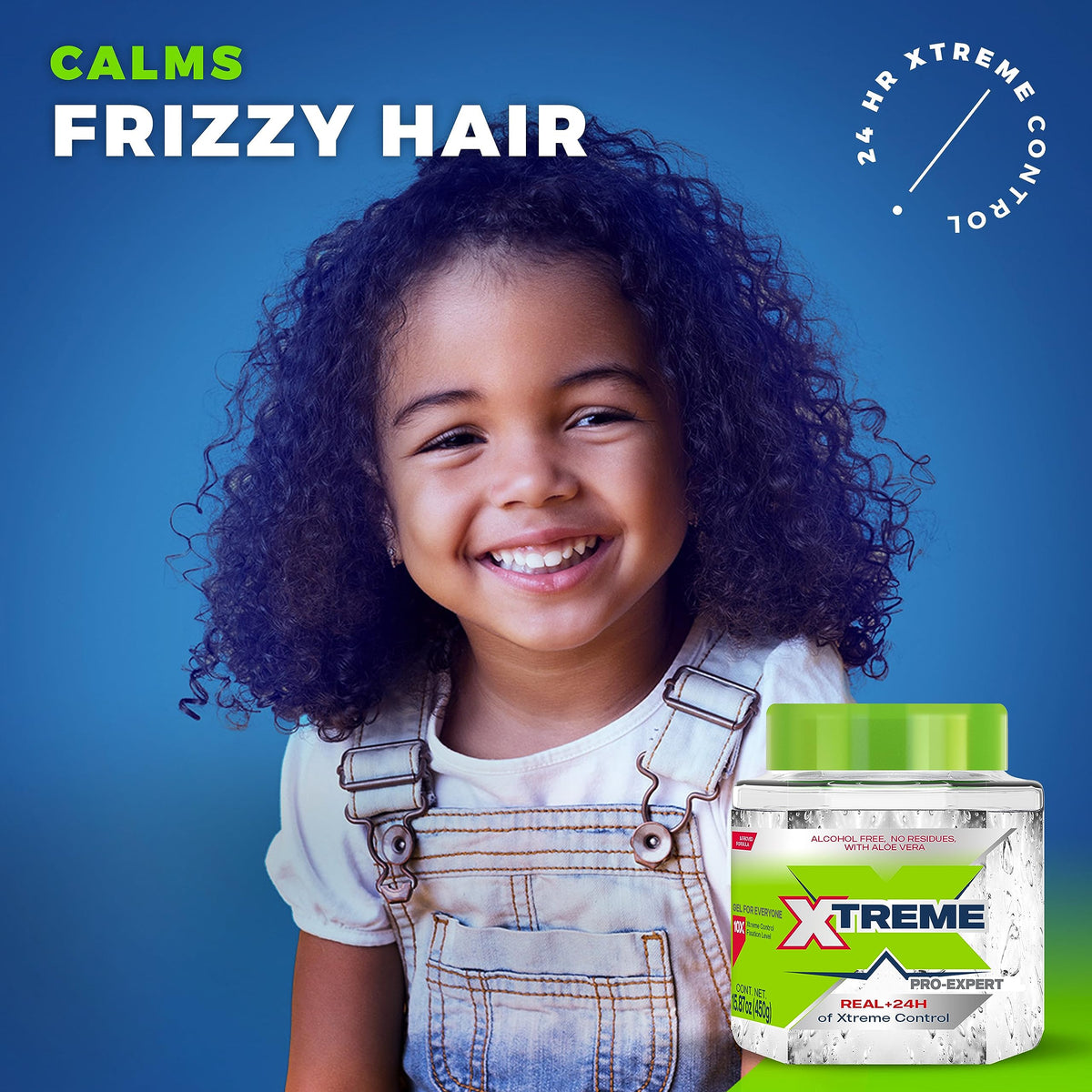 Xtreme Pro-Expert Clear Styling Hair Gel application demonstration