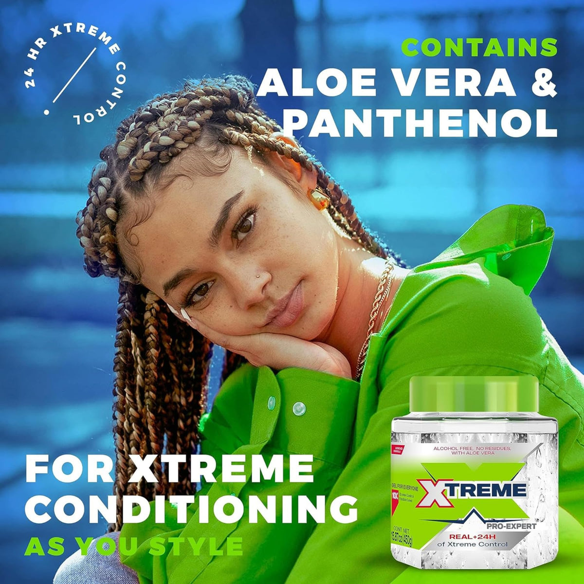 Xtreme Wetline Pro-Expert Styling Gel 450g packaging details