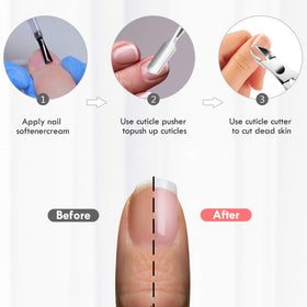 XUNXMAS cuticle tools with triangle nail polish scraper