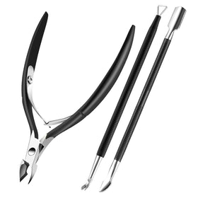 XUNXMAS Cuticle Trimmer Set 5 in 1 tools front view