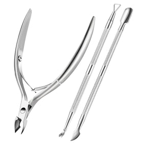 XUNXMAS Cuticle Trimmer Set 5 in 1 tools front view