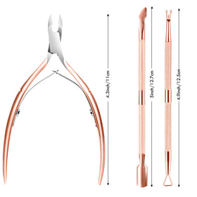 XUNXMAS stainless steel cuticle nippers with sharp tips