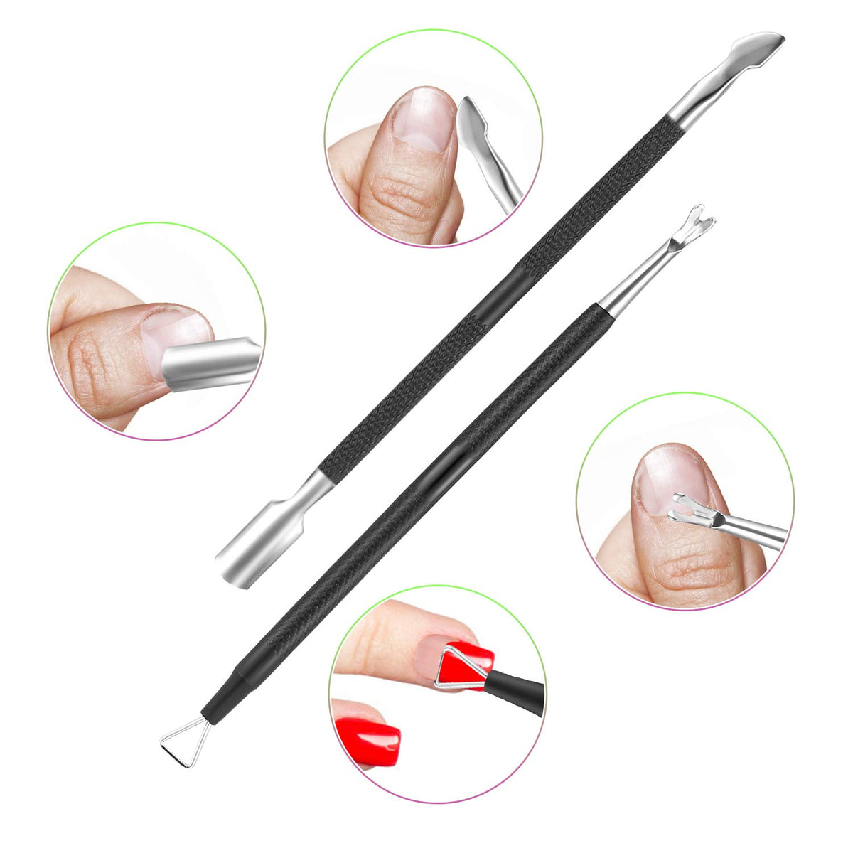 XUNXMAS triangle nail polish scraper tool