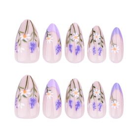 XZMeiLun Press On Nails kit with nail glue and accessories