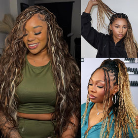 Y WIGS Body Wave Bulk Human Hair 20inch #4/30 in various styles