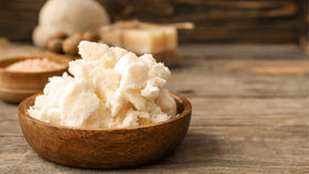 Yajna Cocoa Butter creamy texture on hand