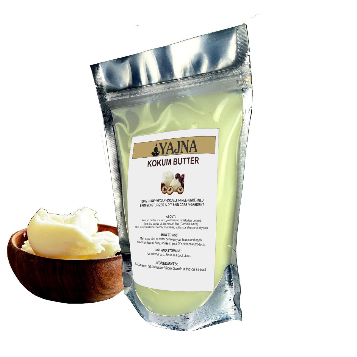 Yajna Kokum Butter application on dry skin