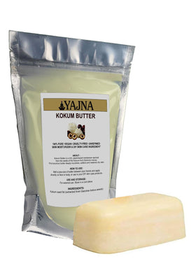 Yajna Kokum Butter ivory white texture close-up