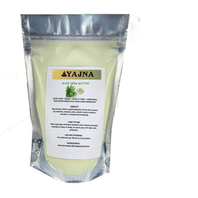 Yajna Organic Raw Aloe Vera Butter 100% Pure 4 OZ front view