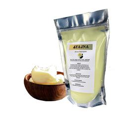 Yajna Shea Butter container with lid open