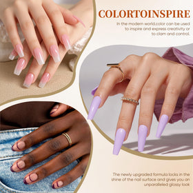 YALSYNY Gel Nail Polish applied on nails with shiny finish