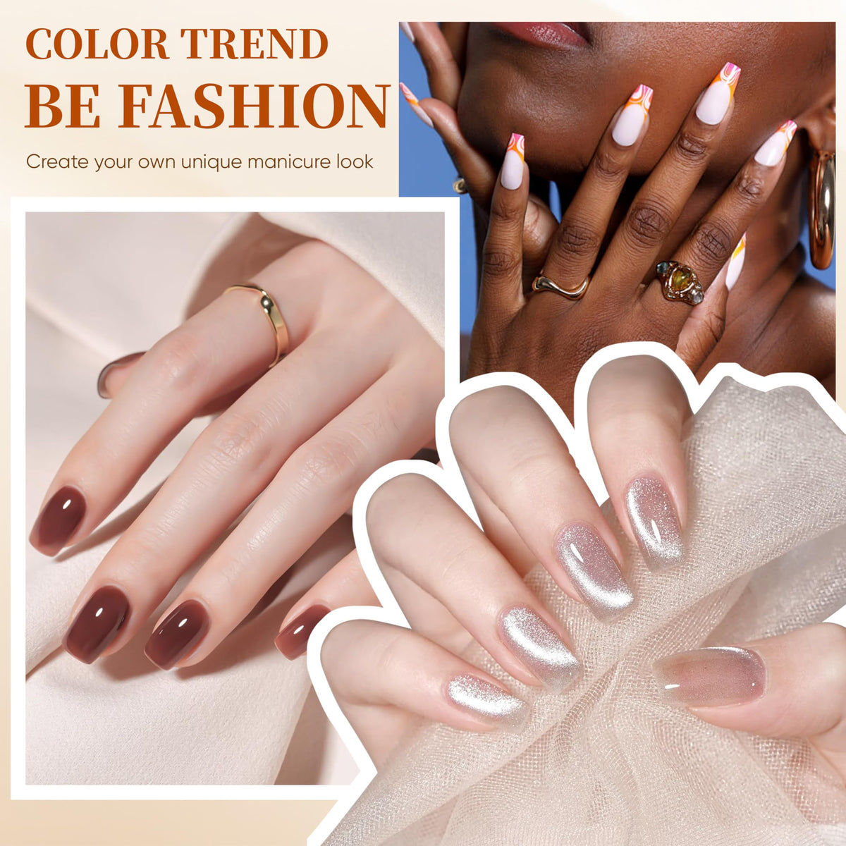 YALSYNY Gel Nail Polish in various shades on display