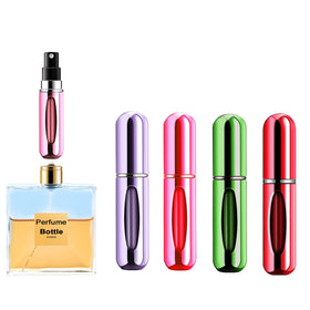 Yamadura Portable Mini Perfume Atomizer Bottle pack in four colours