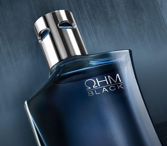 Yanbal OHM Black Men’s Cologne 100ml displayed on a stylish surface
