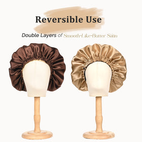 YANIBEST Adjustable Satin Bonnet adjustable elastic band detail