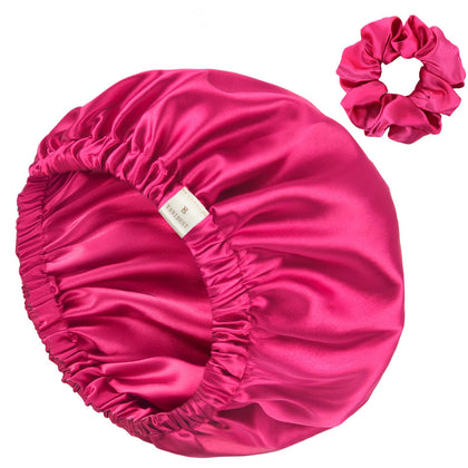 YANIBEST Adjustable Satin Bonnet front view with double layer design