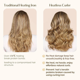 YANIBEST Heatless Hair Curler displayed on a marble countertop