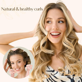 YANIBEST Heatless Hair Curler side view on a vanity
