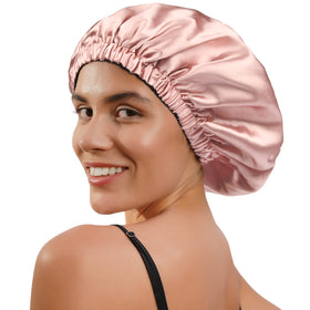 YANIBEST Satin Bonnet back view