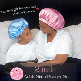 YANIBEST Satin Bonnet displayed with multiple colour options
