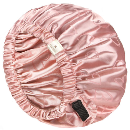 YANIBEST Satin Bonnet front view in black