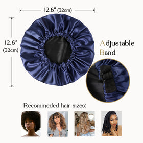 YANIBEST Satin Bonnet in packaging with product details