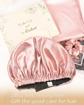YANIBEST Satin Bonnet packaging on a flat surface