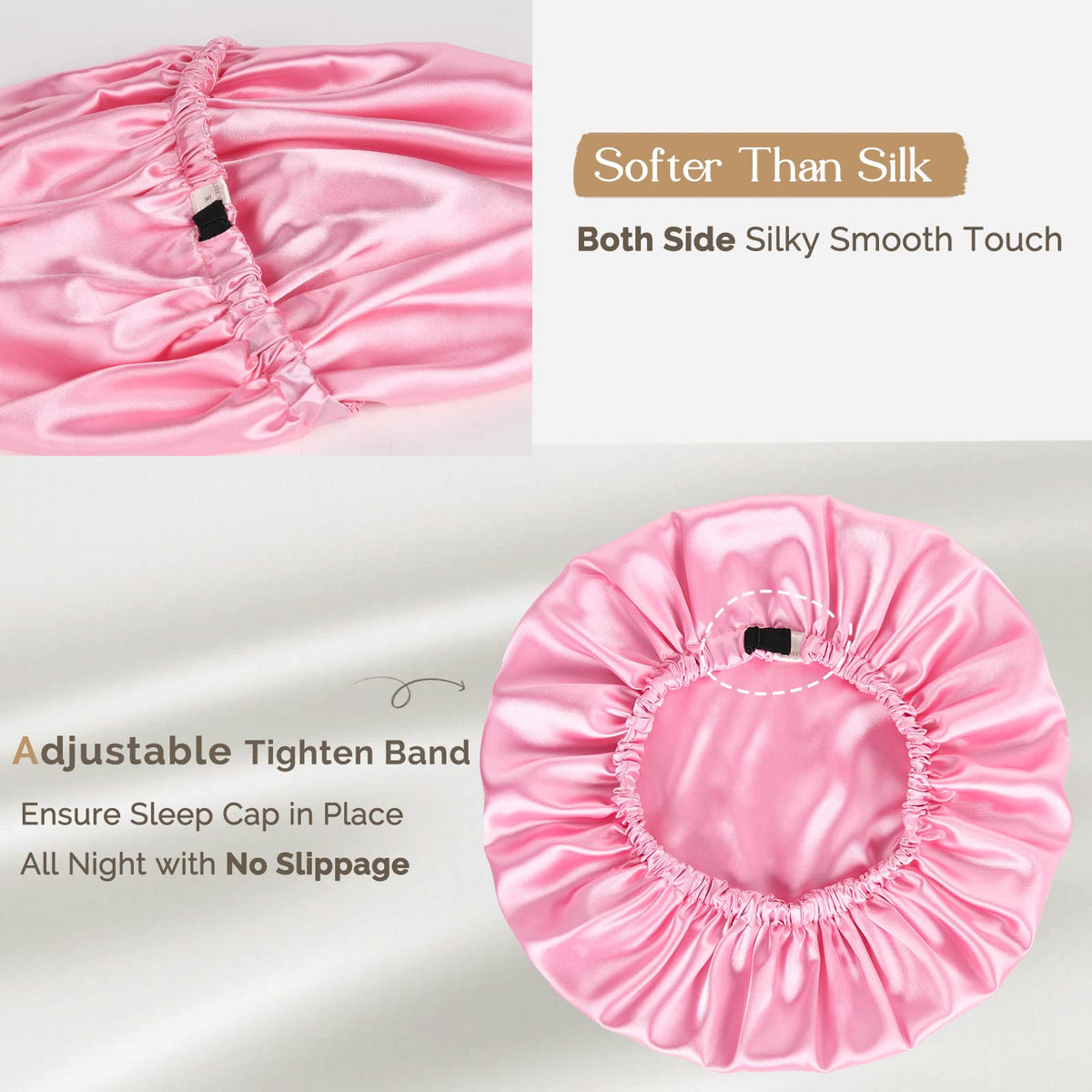 YANIBEST Satin Bonnet packaging with product details
