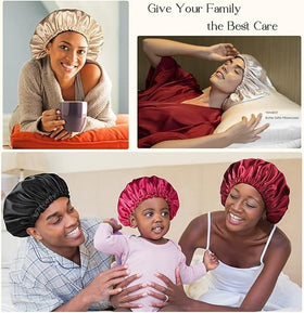 YANIBEST Satin Bonnet packaging with product details