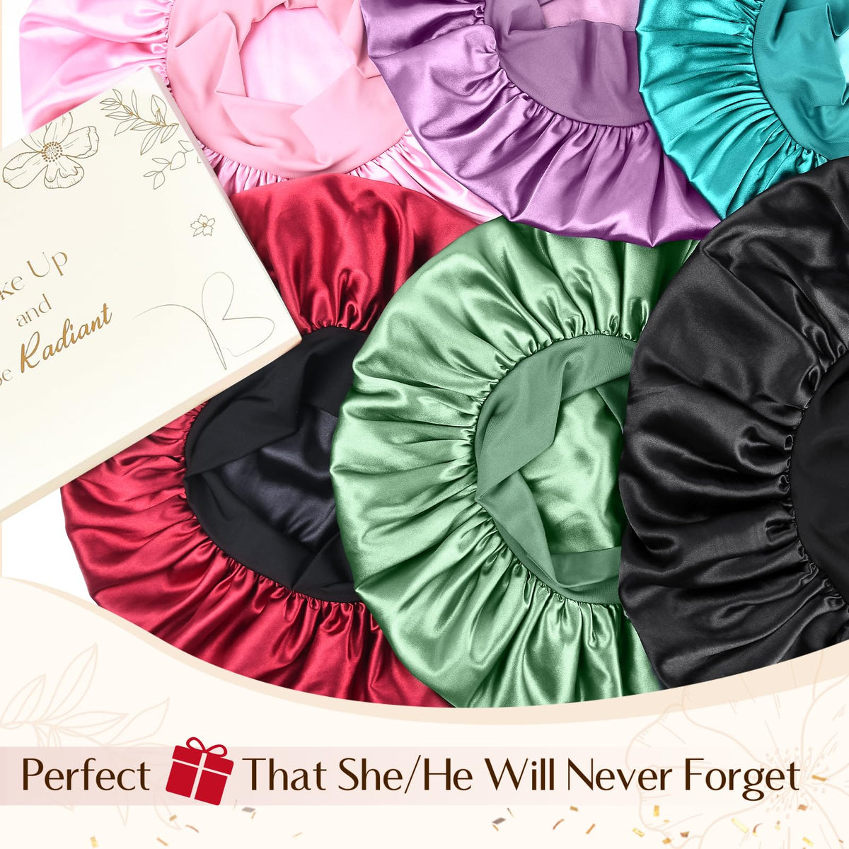 YANIBEST Soft Satin Bonnet in various available colours