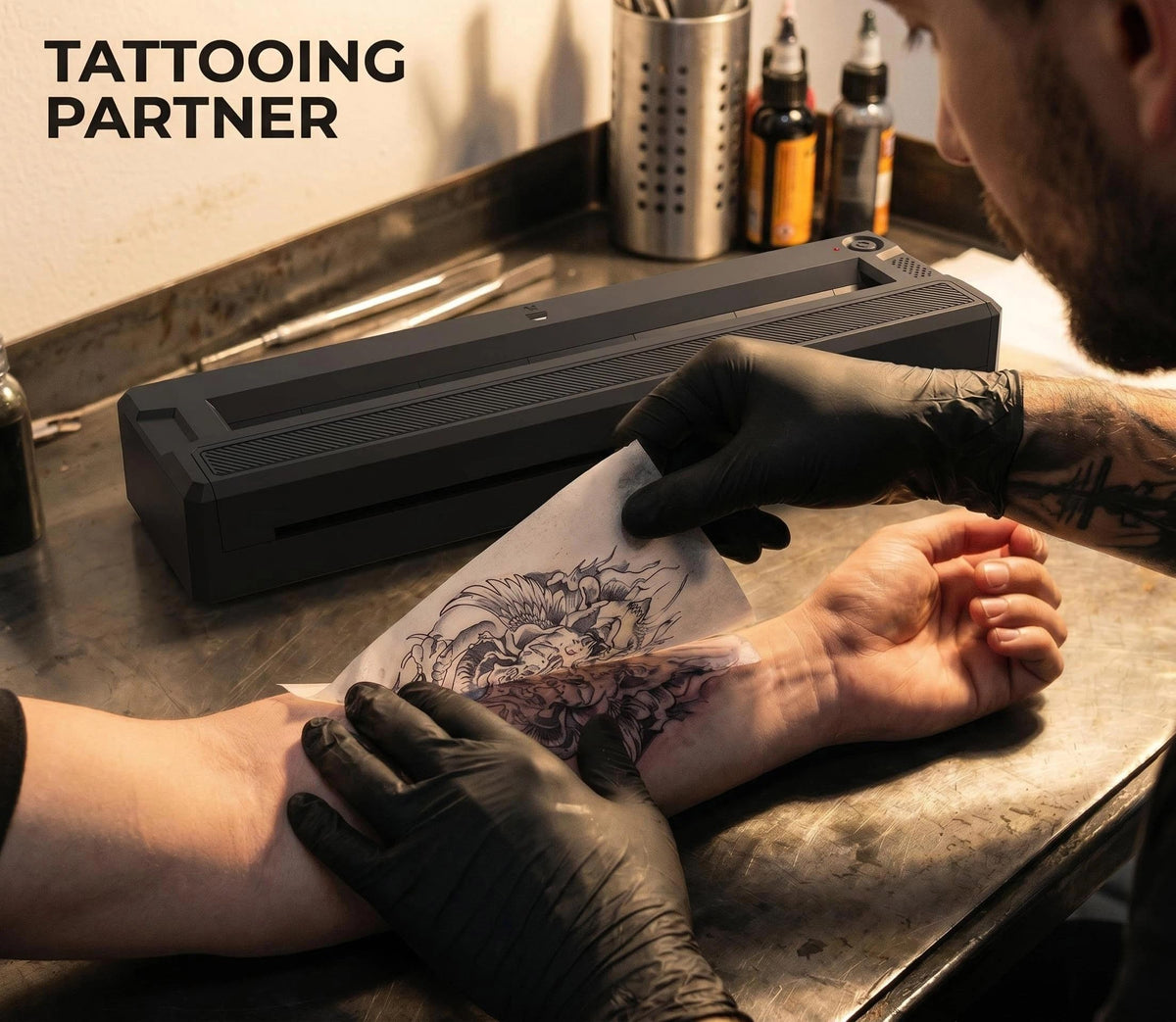 yanxio Tattoo Stencil Printer mobile app interface