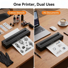 yanxio Tattoo Stencil Printer printing a tattoo stencil