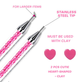 Yaoociy wax pens and tips arranged on a white background