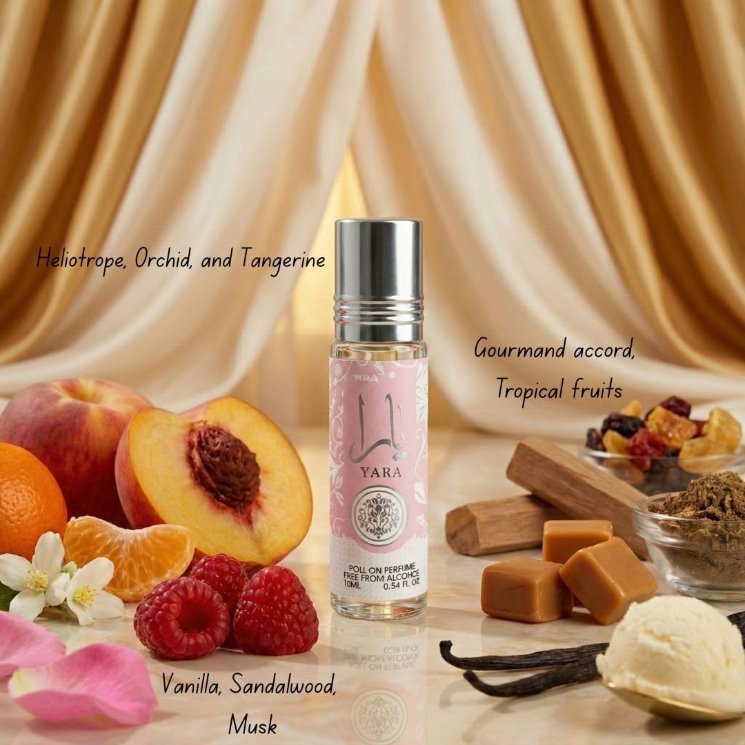 Yara Roll-On bottle with tropical fruits