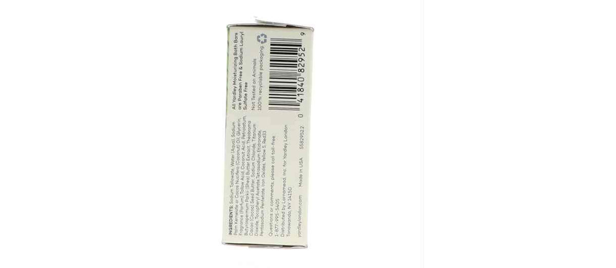 Yardley Cocoa Butter Moisturizing Bar with essential oils