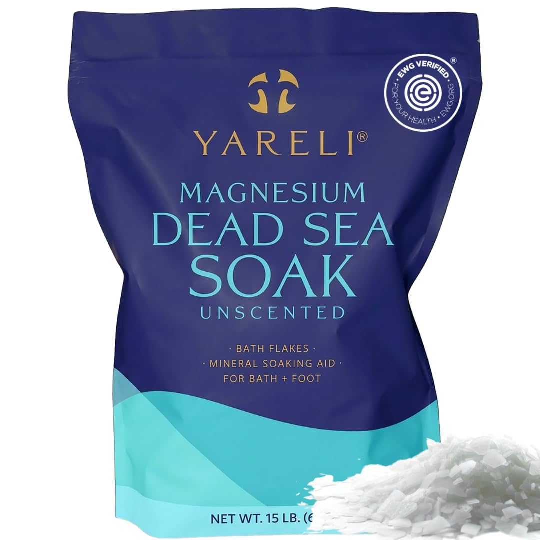 YARELI Magnesium Flakes 15lb bag front view